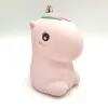 Нічник силіконовий нічник дитячий Єдиноріг LED USB рожевий