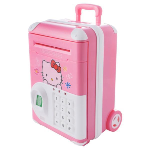 Скарбничка сейф, дитячий банкомат з кодовим замком Hello Kitty