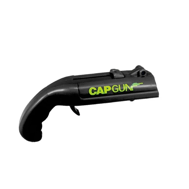 Відкривачка для пляшок Cap Gun Opener з контейнером для кришок відкривашка у формі пістолету відкривашка для пива Чорний