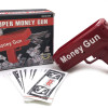Пістолет, який стріляє грошима Money Gun червоний