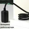 Портативний душ для кемпінгу Lixada 6000 mAh акумуляторний туристичний душ для походу дачі Чорний